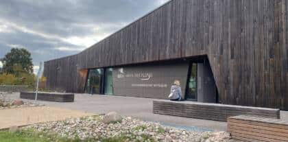 Modernes Gebäude im Biosphärenreservat Mittelelbe